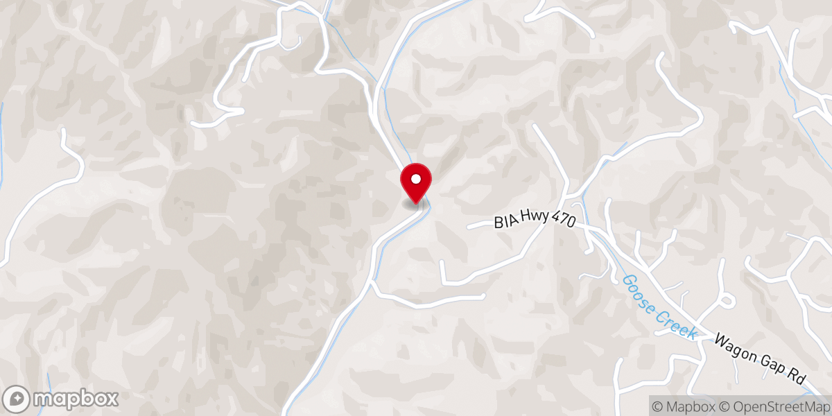 Map showing location of Antioch Church