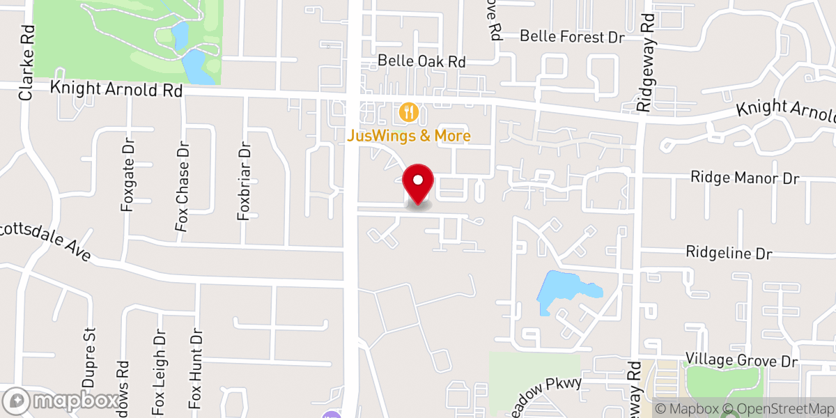 Map showing location of Word of Life Healing Ministry