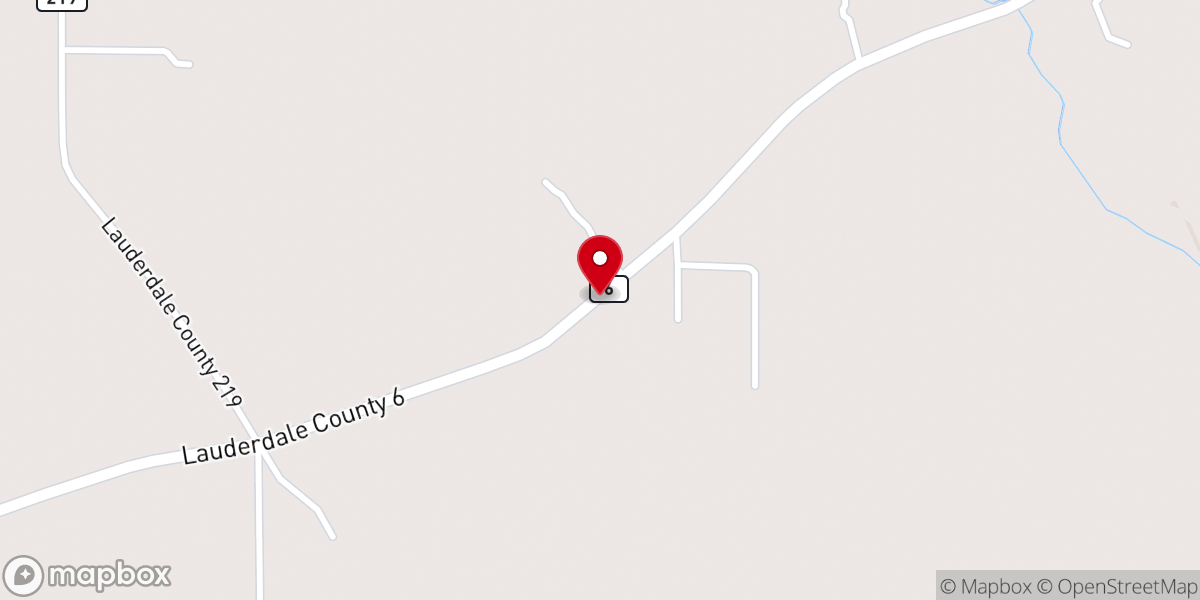 Map showing location of Goodhope Missionary Baptist