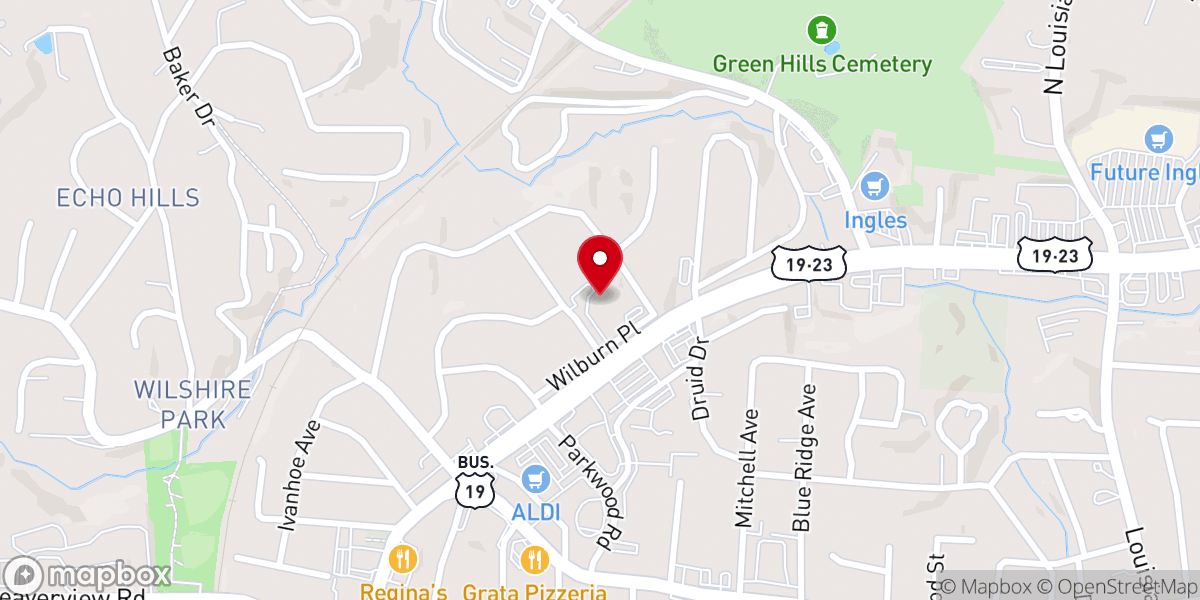 Map showing location of Emannuel Lutheran Church - Food Distribution Center