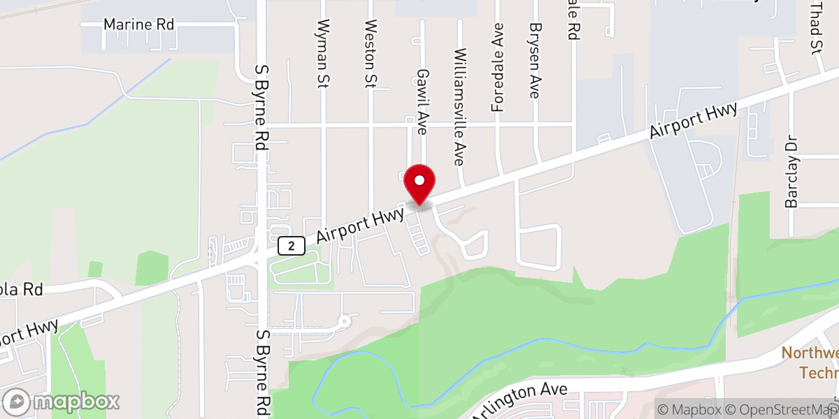 Map showing location of Bible Temple Pentecostal Holiness Church