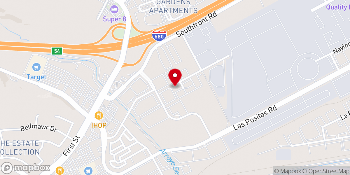 Map showing location of Crossroads Fellowship