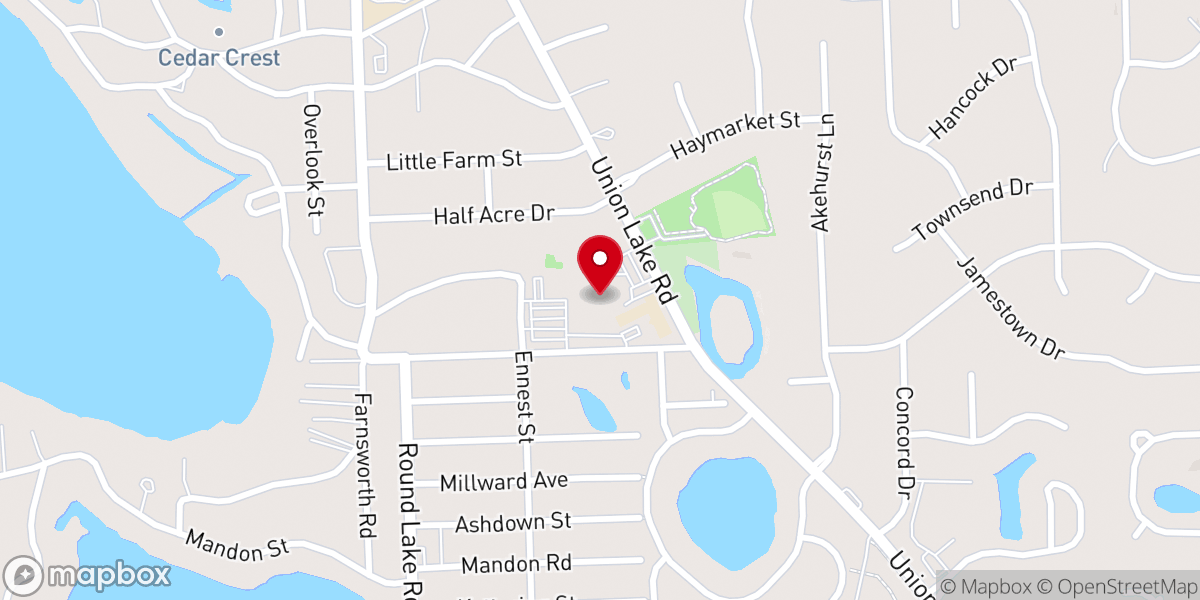 Map showing location of St. Patrick Catholic Parish Church