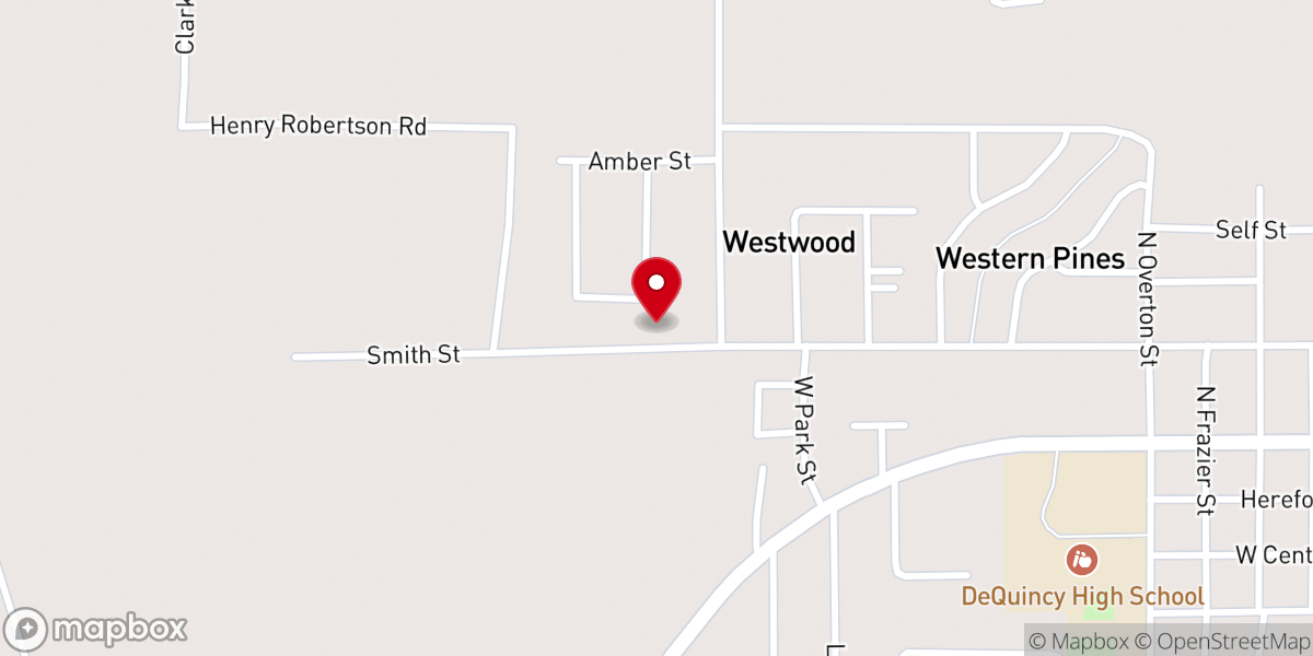 Map showing location of Temple Baptist Parsonage