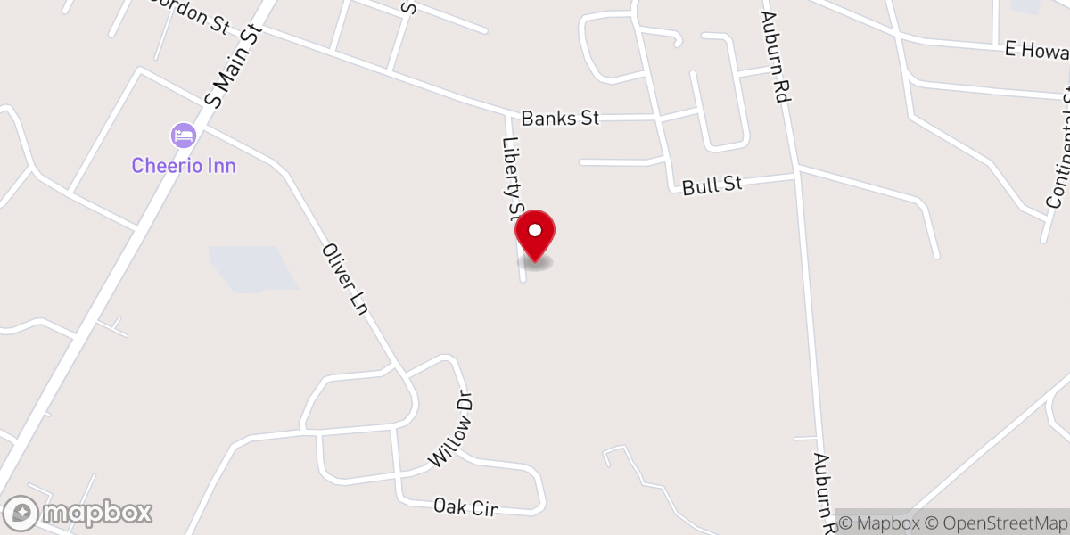 Map showing location of AnchorPointe Church