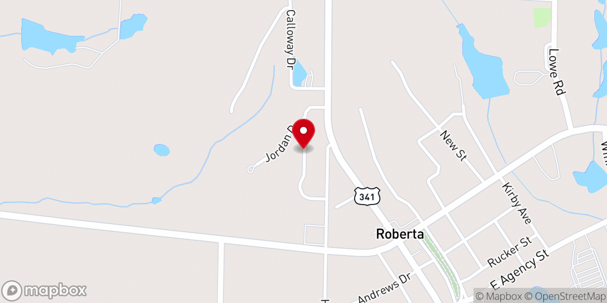Map showing location of Macedonia Baptist Church