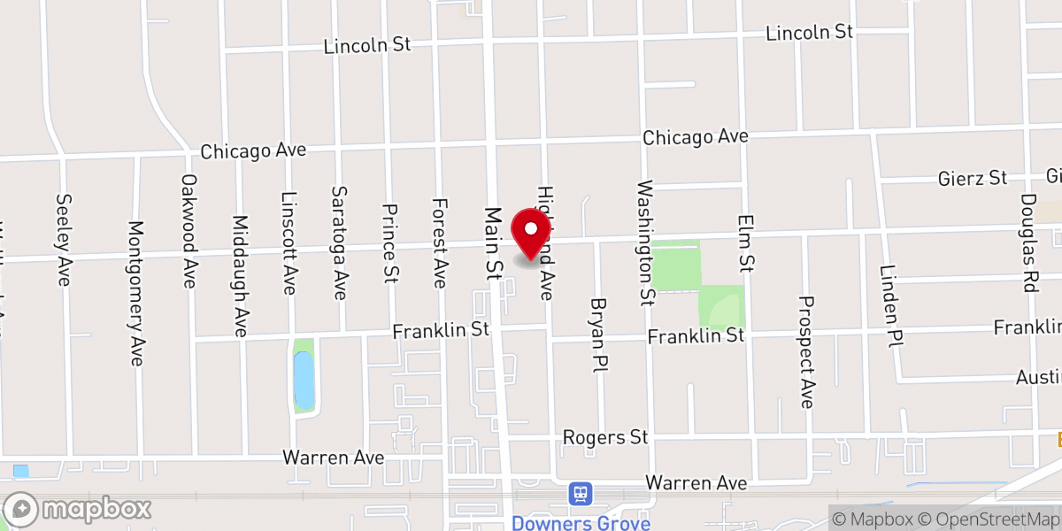 Map showing location of test