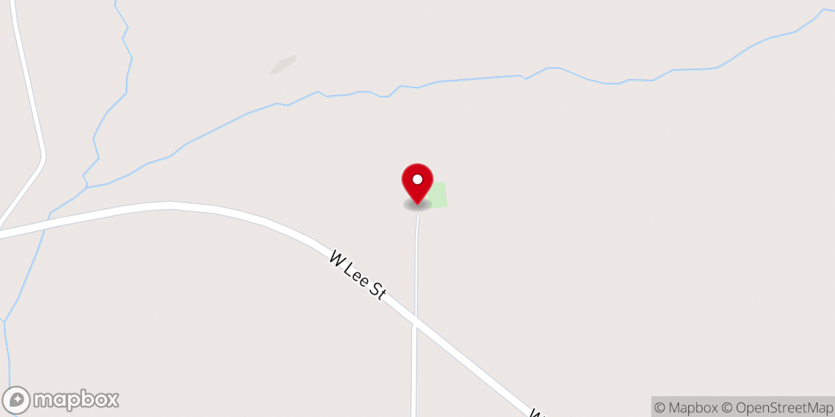 Map showing location of First Shiloh Baptist Church