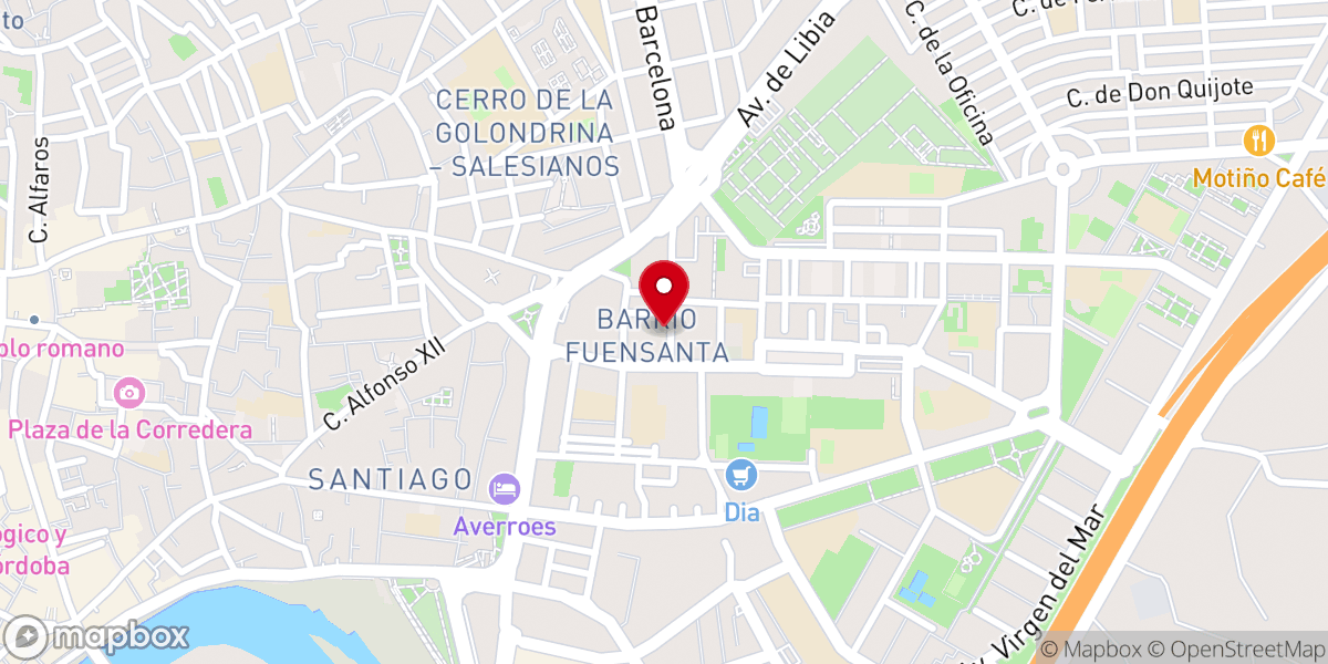 Map showing location of Iglesia Movimiento Misionero Mundial en Cordoba