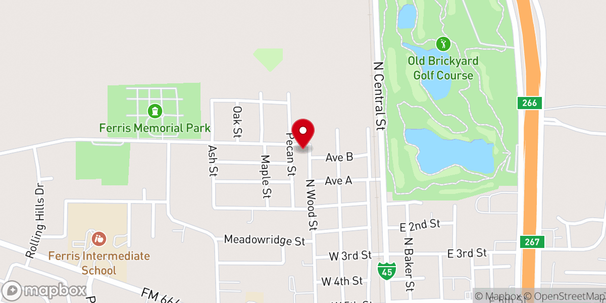 Map showing location of Lighthouse Church of God