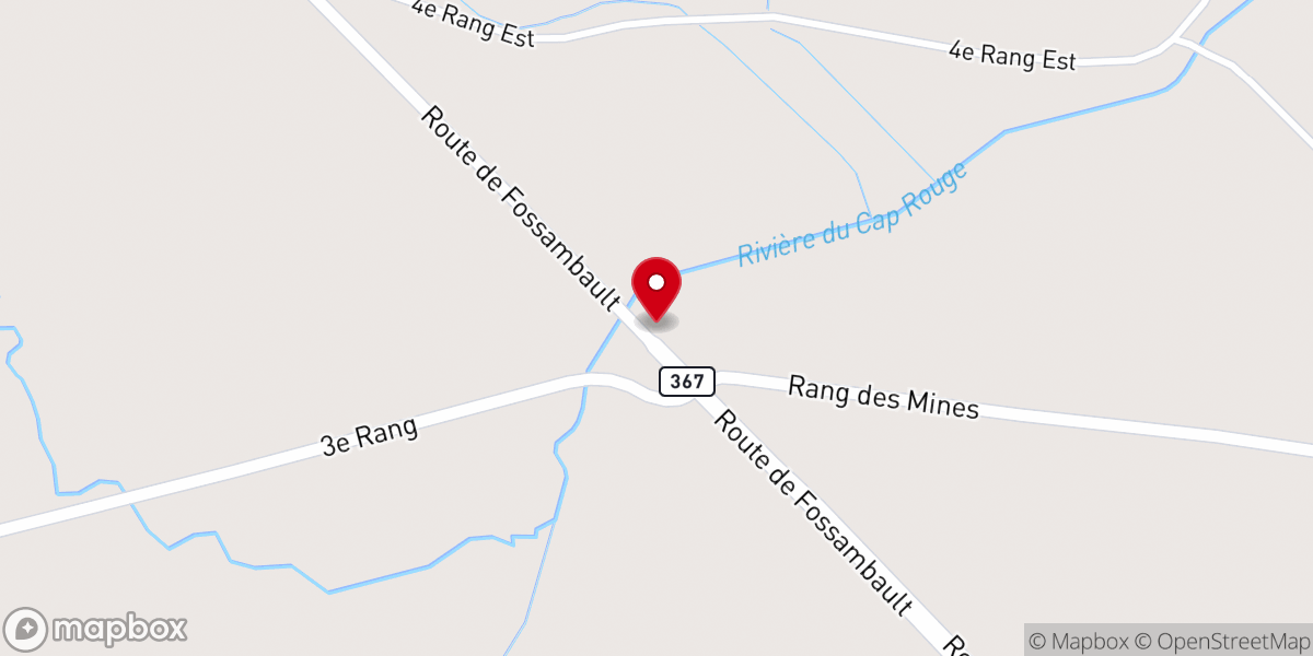 Map showing location of Saint Augustine Baptist Church