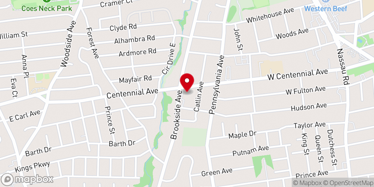 Map showing location of Good Shepherd Lutheran Church