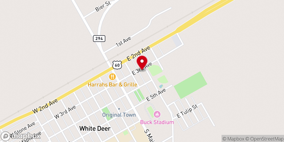 Map showing location of Community Crossroads Church