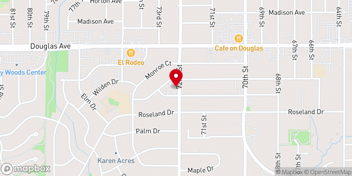 Map showing location of Saint Stephen Lutheran Church