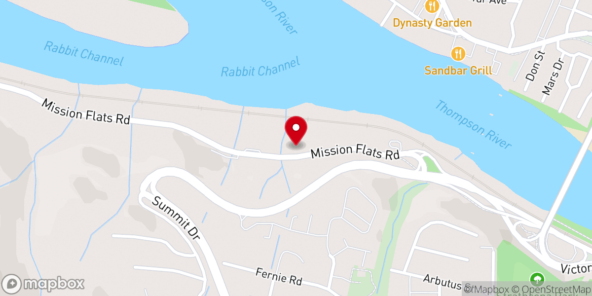 Map showing location of 800 Mission Flats Rd #103