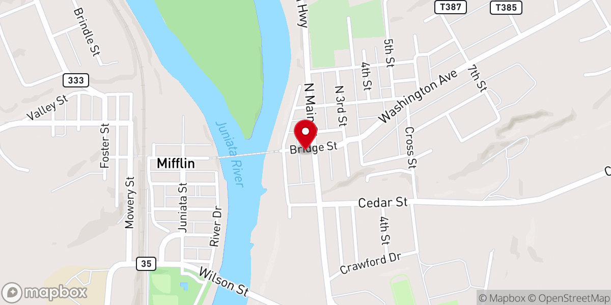 Map showing location of Iglesia de Dios Pentecostal La Fe De Abraham