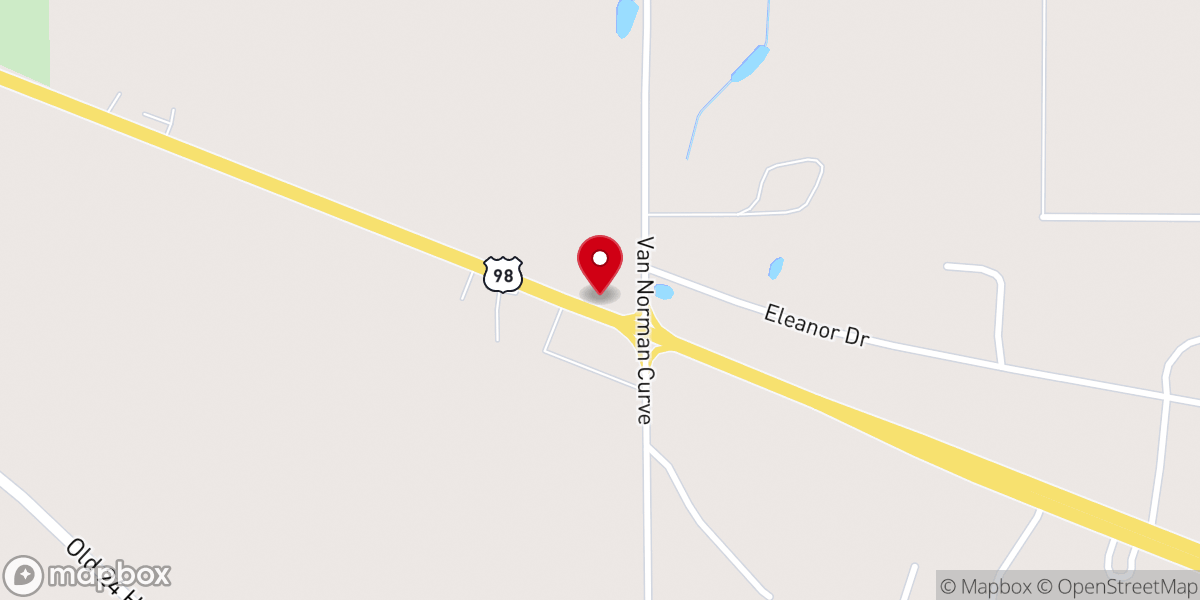 Map showing location of Charis International Church Of God
