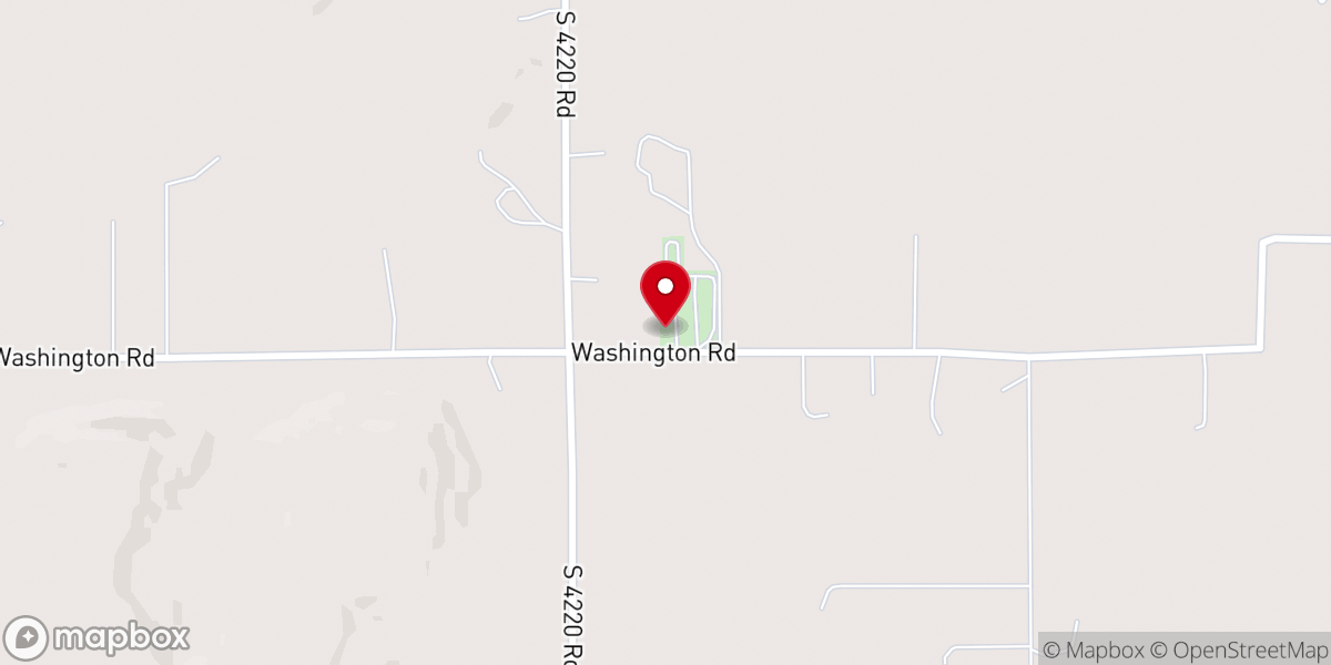 Map showing location of Little Rock Church