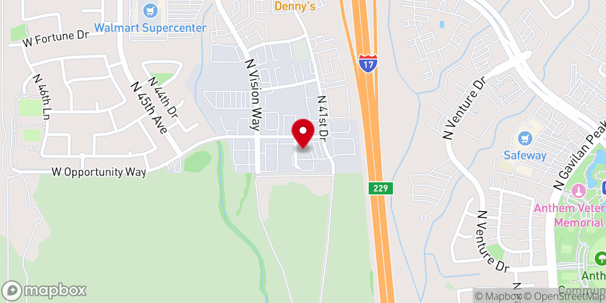 Map showing location of Summit Church - Anthem, AZ Assemblies of God