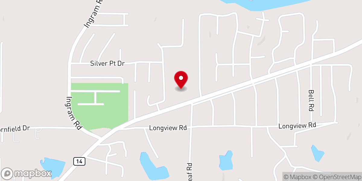 Map showing location of Tri-City Baptist Church