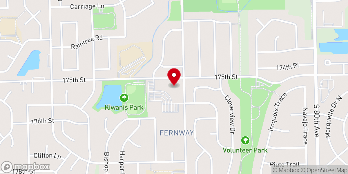 Map showing location of St. Stephen Deacon and Martyr Catholic Church