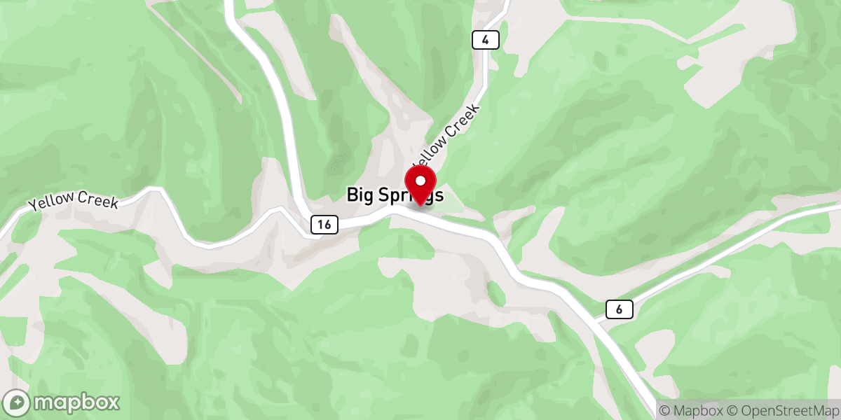 Map showing location of New Testament Baptist Church