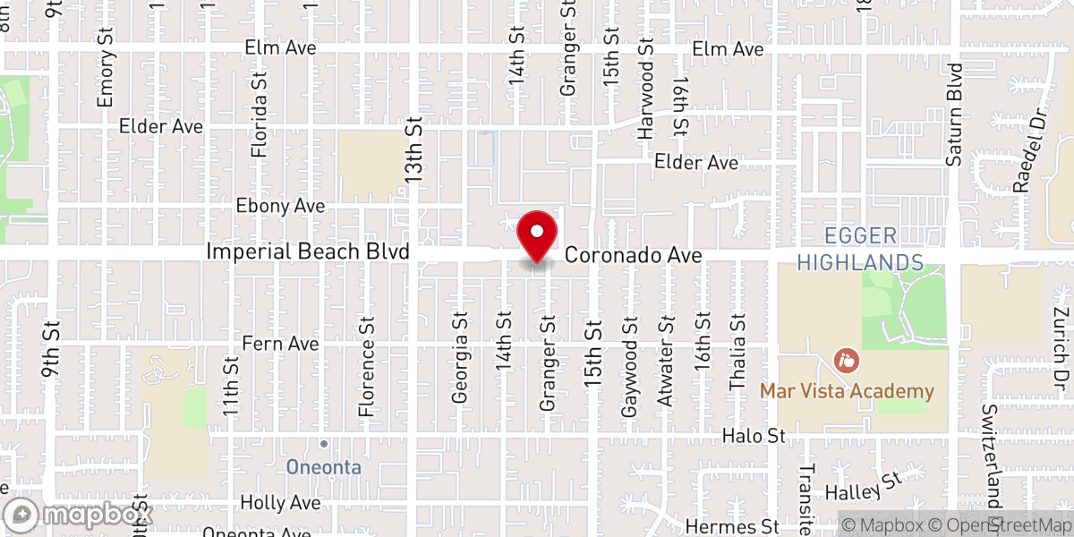 Map showing location of Strong Tower Community Church