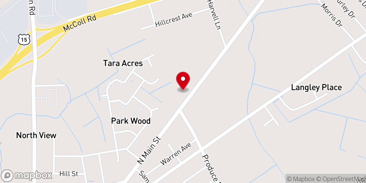 Map showing location of St John's Holiness Church