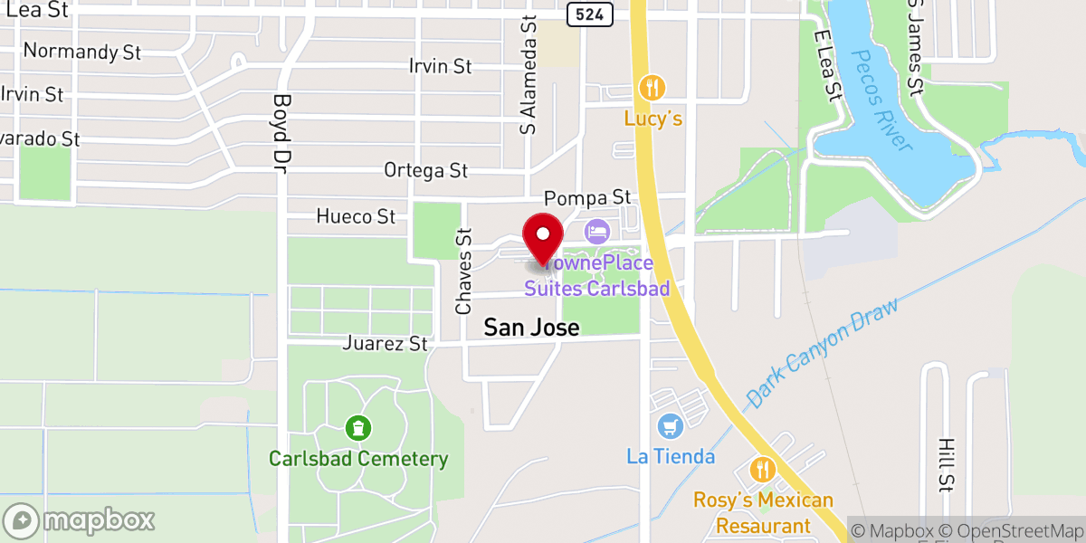 Map showing location of San Jose Roman Catholic Church, Inc.