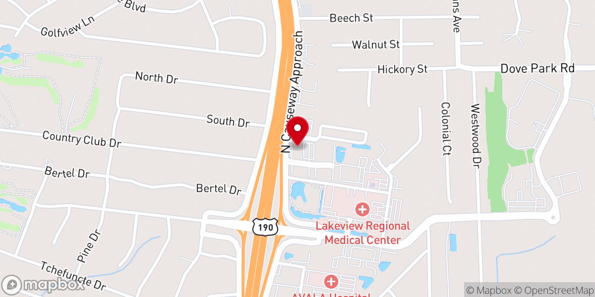 Map showing location of Jovenes Catolicos Covington