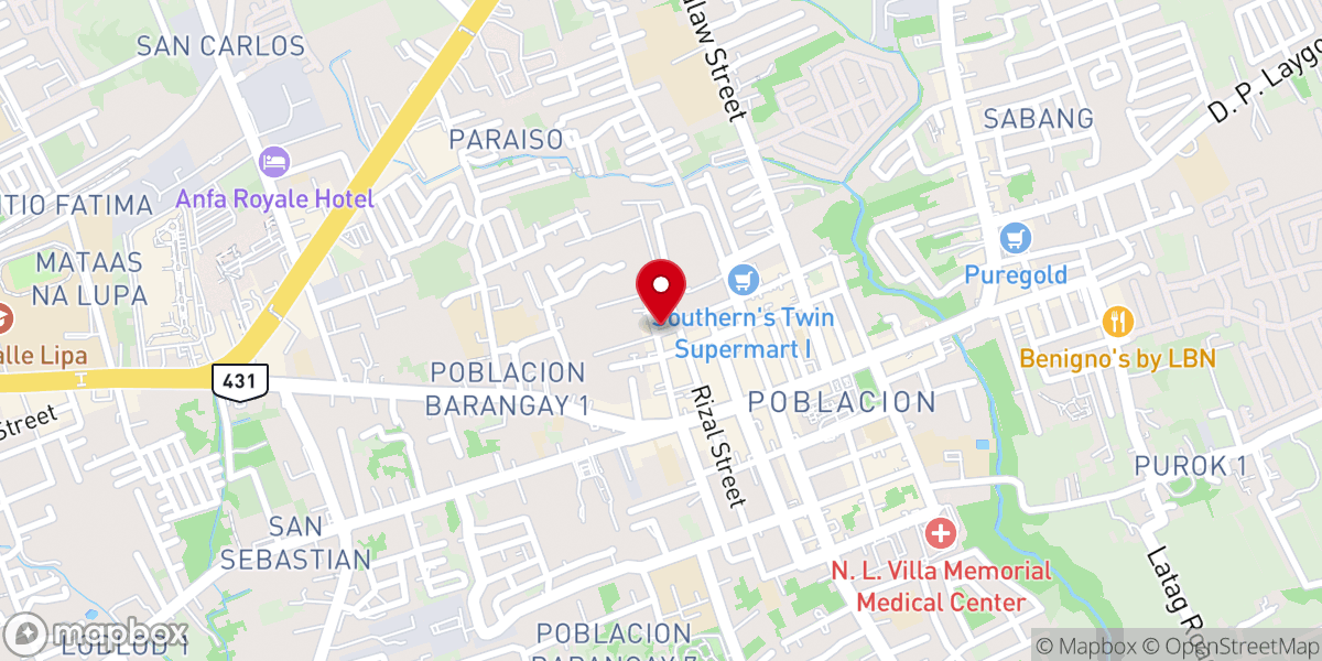Map showing location of Kingdom Citizens Diplomat Center