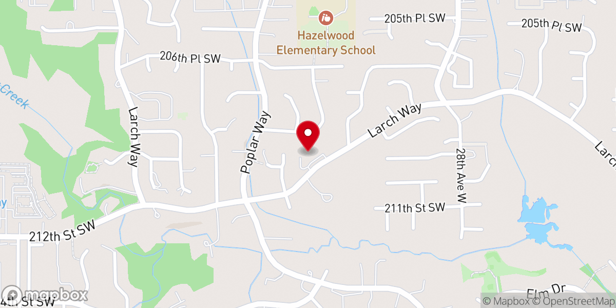 Map showing location of Gloria Dei Lutheran Church