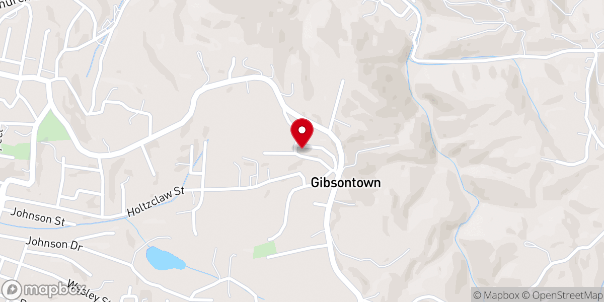 Map showing location of Pleasant Grove Baptist Church