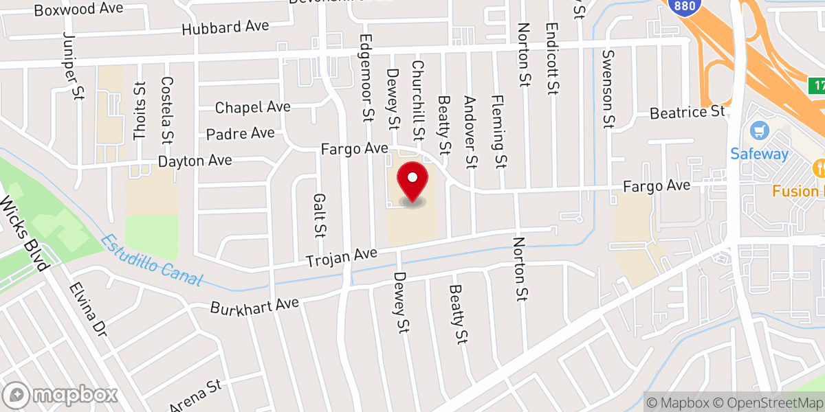 Map showing location of JesuCristo Viene Pronto