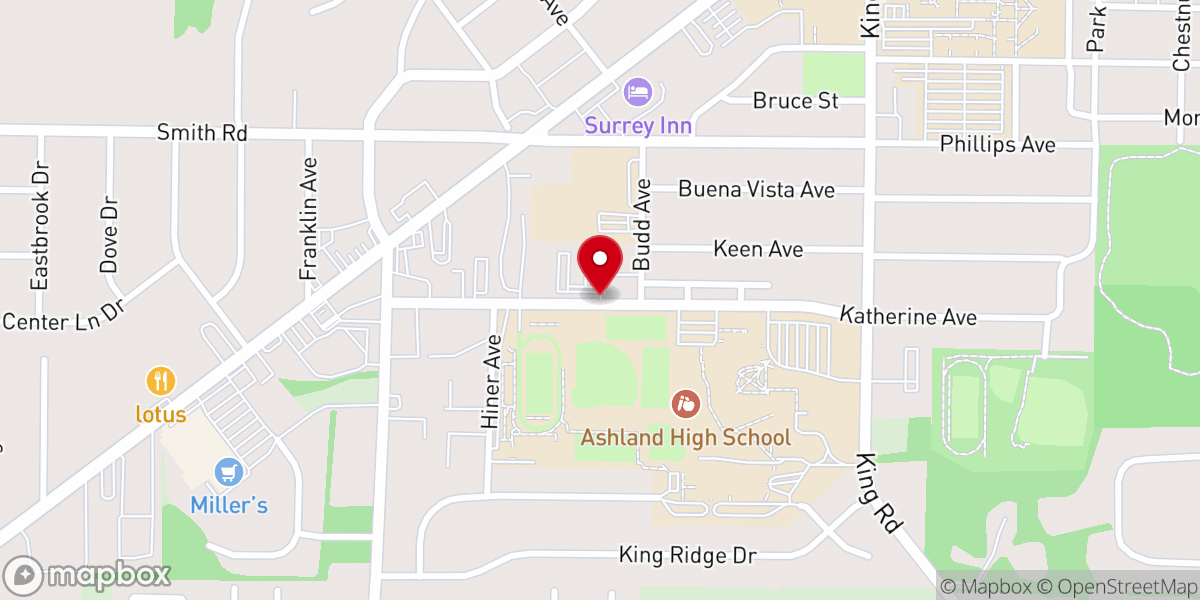 Map showing location of Southview Grace Brethren Church