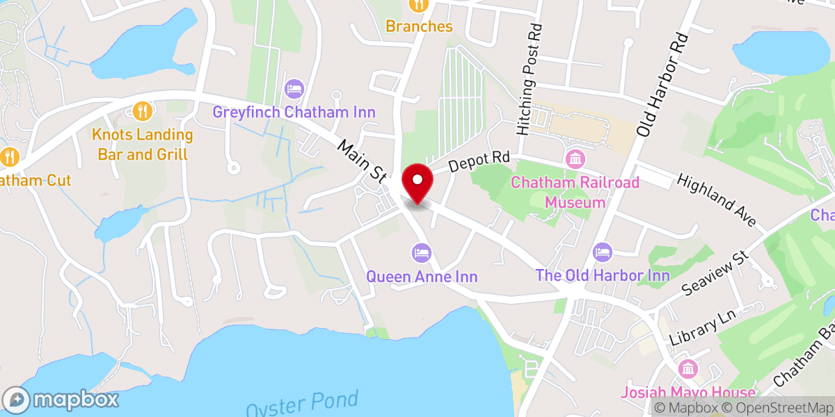 Map showing location of Unitarian Universalist Meeting House