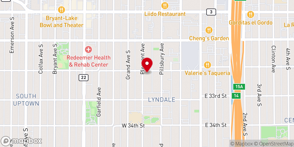 Map showing location of Saint Francis Liberal Catholic Church