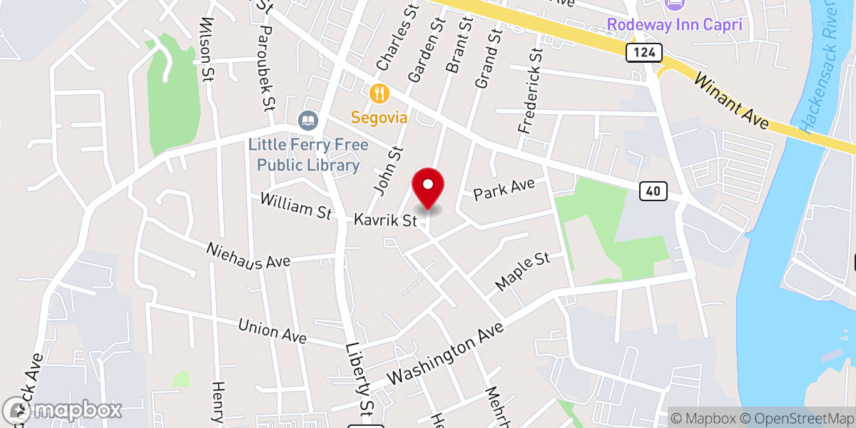 Map showing location of Moms Mission NJ Inc