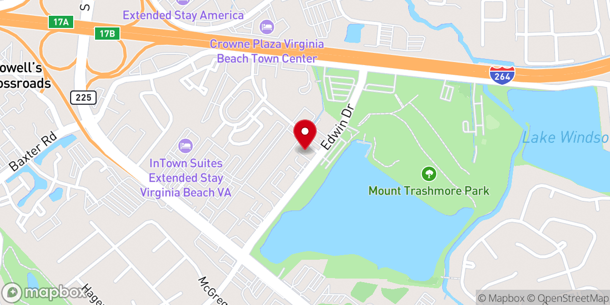 Map showing location of Global Outreach Church (GO Church)