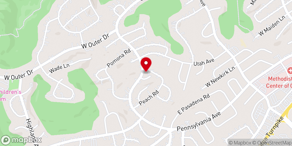 Map showing location of Oak Ridge Seventh-day Adventist Church