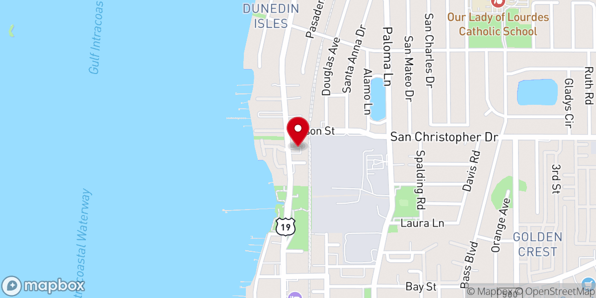 Map showing location of Unity Community Church