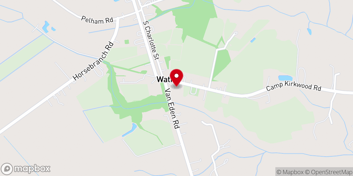 Map showing location of Destiny Fellowship Worship Center