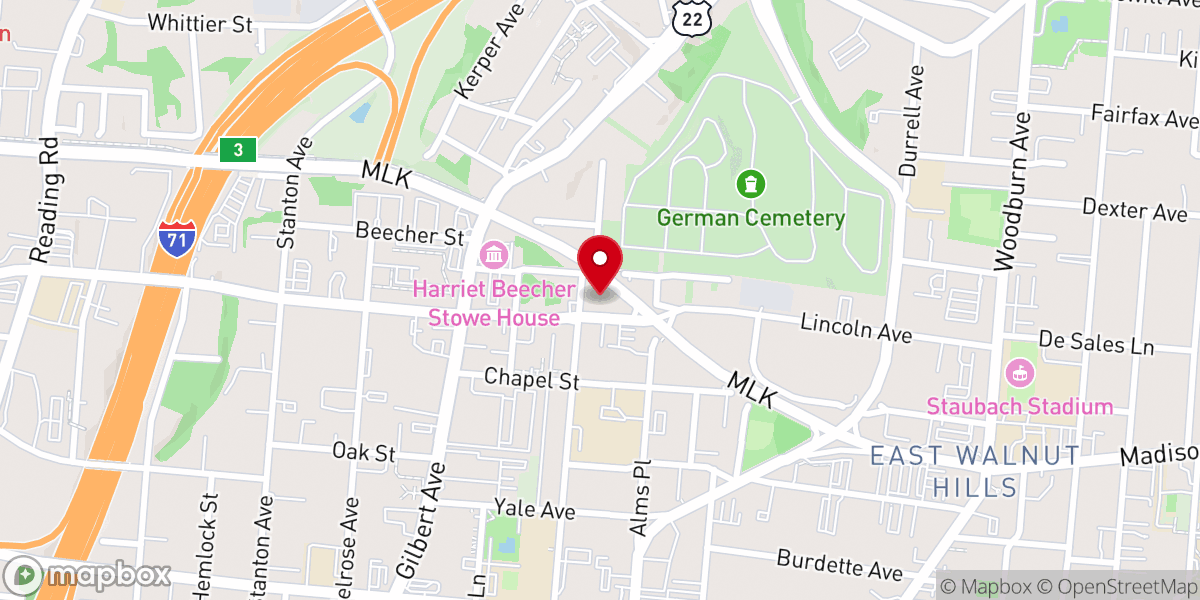 Map showing location of Inspirational Baptist Church-City of Destiny