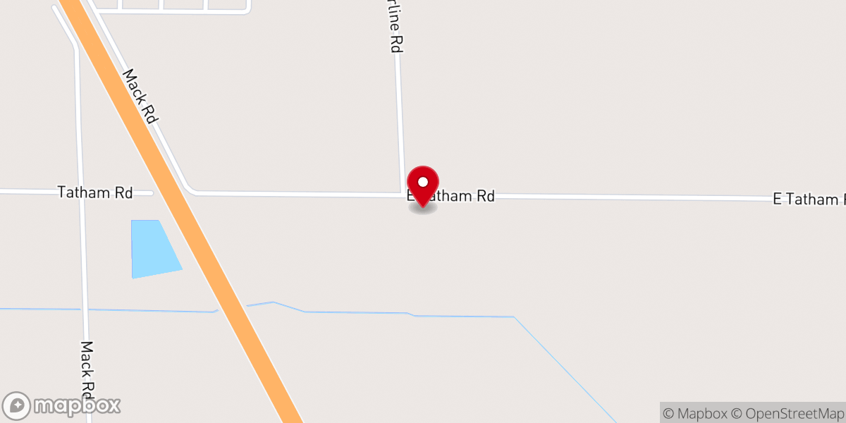 Map showing location of Lighthouse Baptist Church