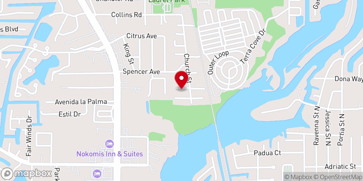 Map showing location of Greater Holy Temple Church of God In Christ