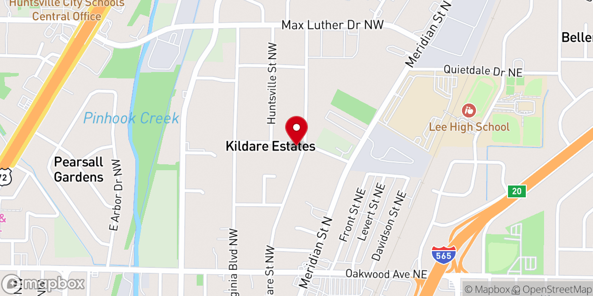 Map showing location of Joy Cometh Ministries