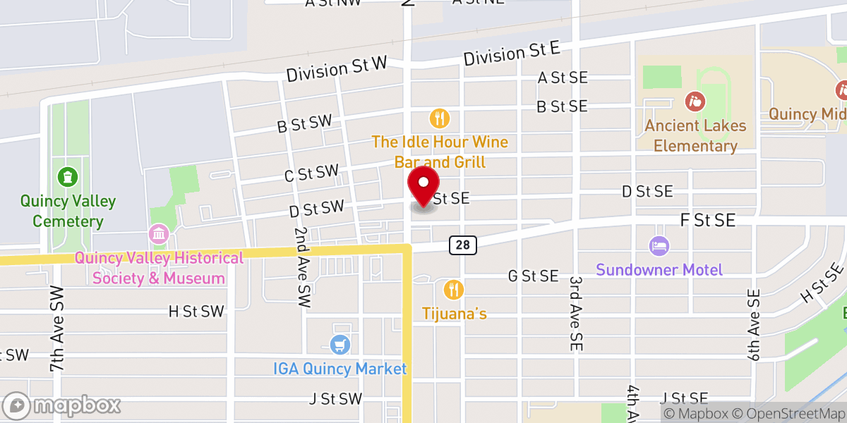 Map showing location of Iglesia Bethesda