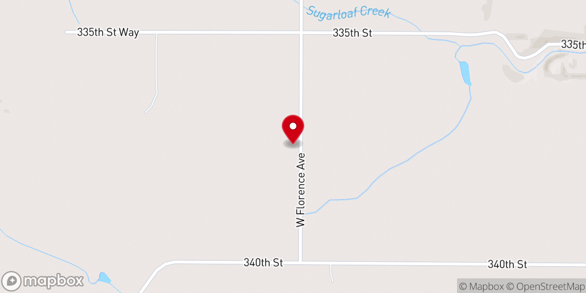 Map showing location of Immanuel Evangelical Lutheran Church