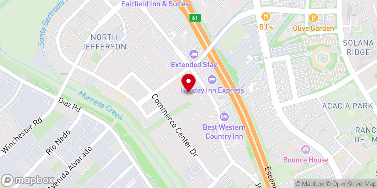 Map showing location of Covenant Fountain Church