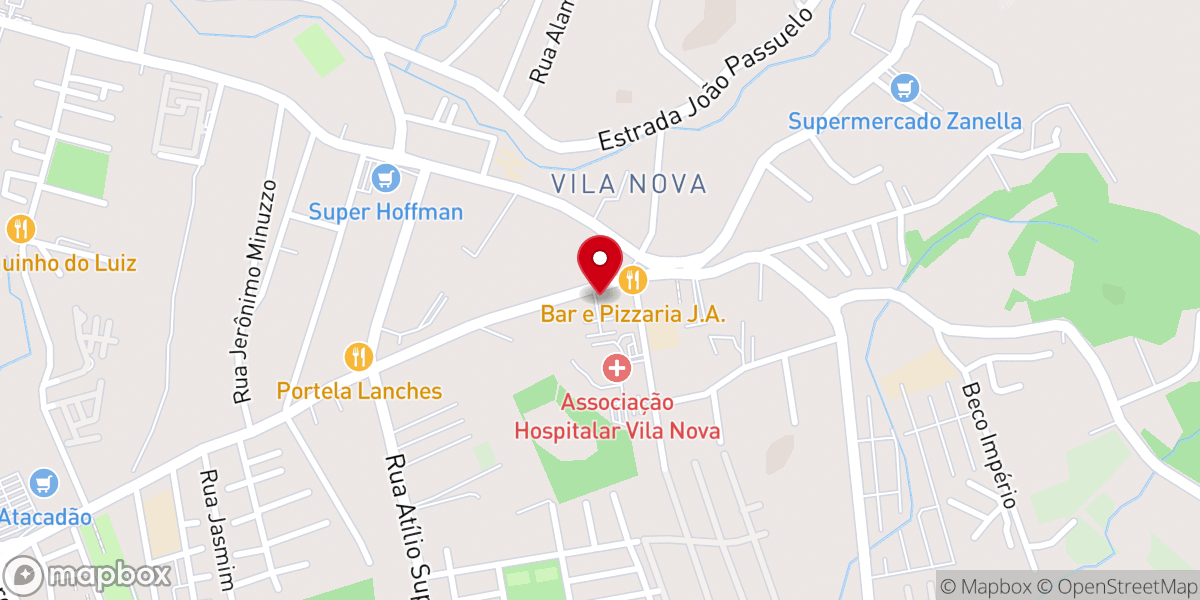 Map showing location of Gaúchos para Cristo